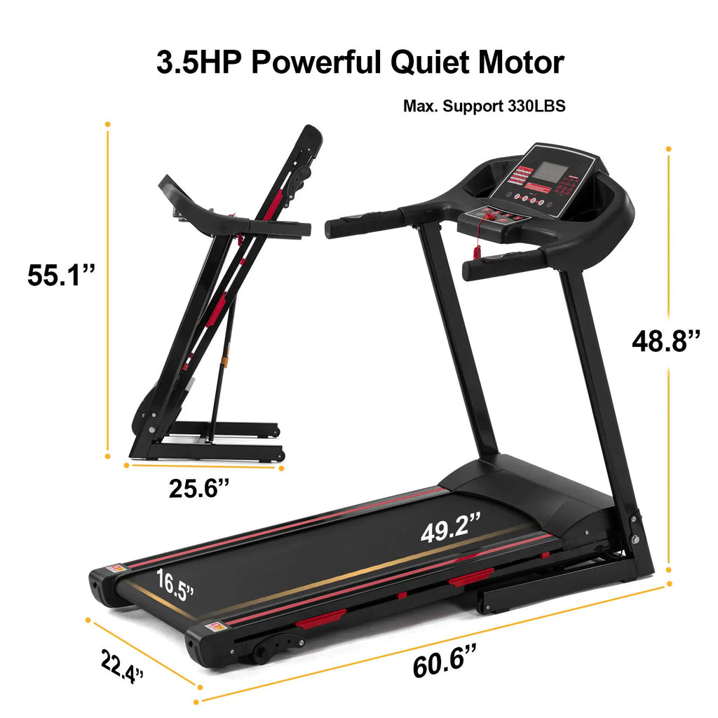Factory Running Exercise 1.0HP/ 1 Horse Home Fitness Treadmill - GilloServ
