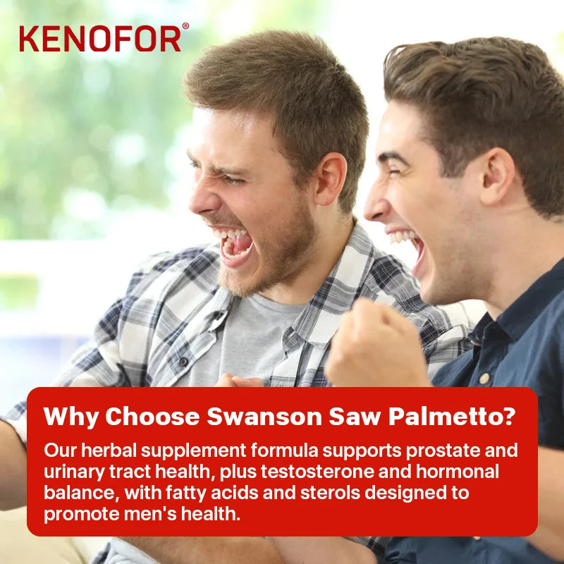KENOFOR Saw Palmetto Extract Supplement - Supports Good Sleep, Prostate and Urinary Tract Health, Promotes Hair Growth - GilloServ