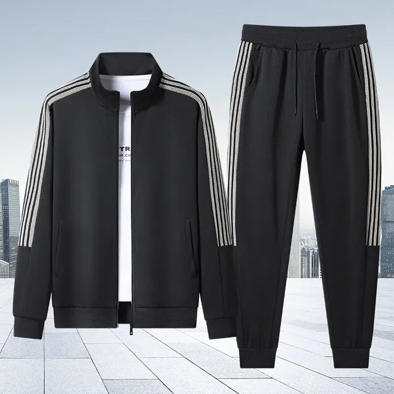 Spring and Autumn Fashion Trend Sports Fitness Jacket Set - GilloServ
