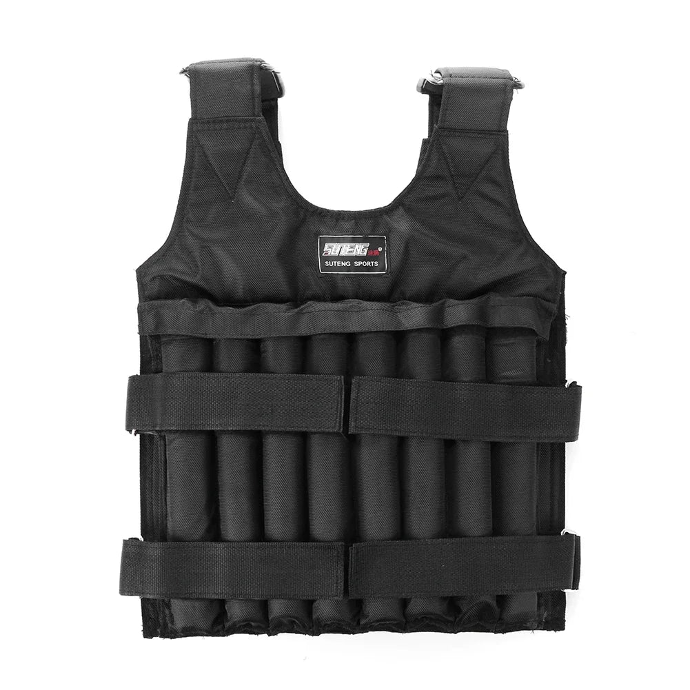 1-50kg Weighted Vest Adjustable Loading Weight Jacket Exercise Waistcoat - GilloServ