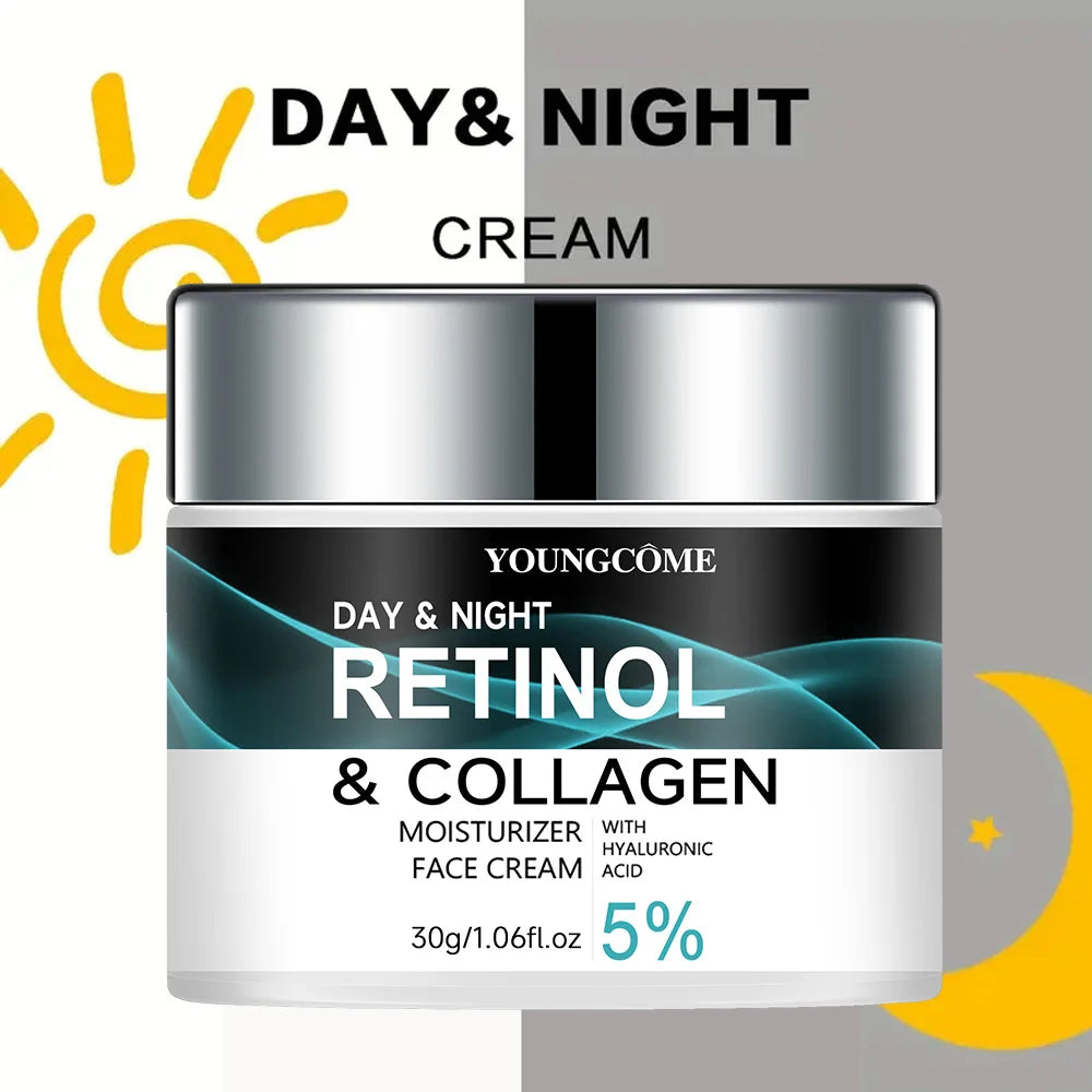YOUNGCOME/ Retinol Collagen Moisturizing Cream/Promotes Skin Elasticity/and Luster Nourishing Brightening Improve Skin Texture - GilloServ
