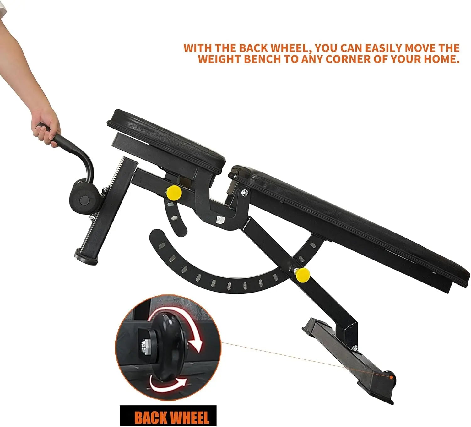 Adjustable Strength Training Bench Press Home Full Body Workout - GilloServ