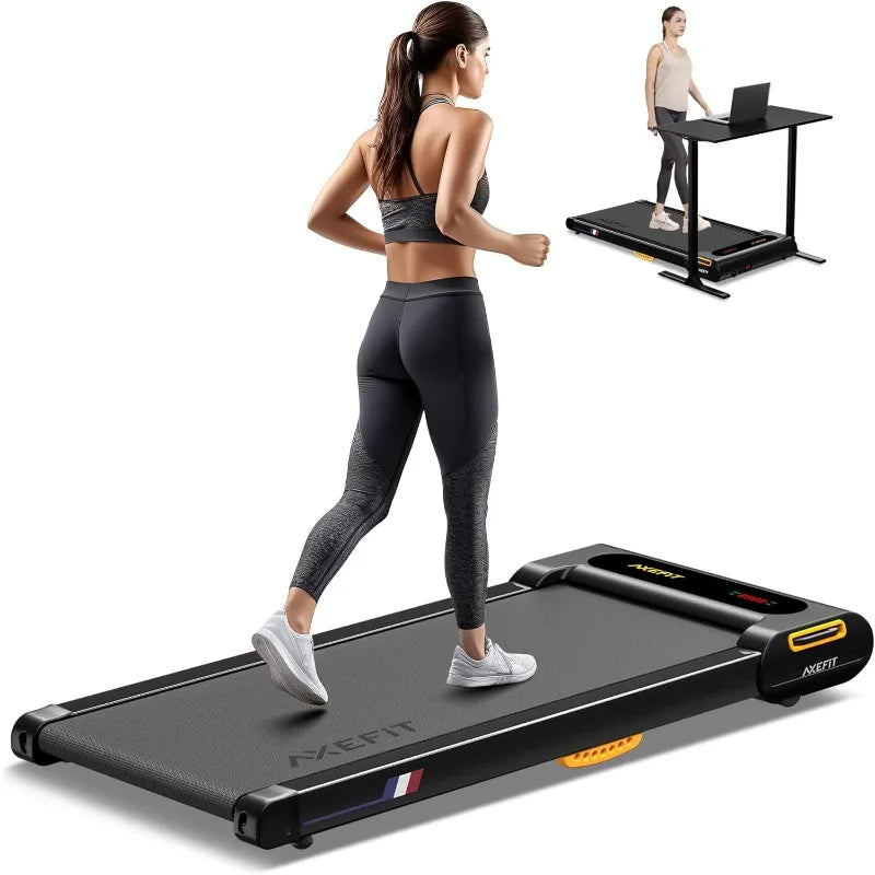 Walking Pad Under Desk Treadmill for Home Office - 2 in 1 Quiet Portable Treadmill for Walking and Jogging With Remote Control - GilloServ
