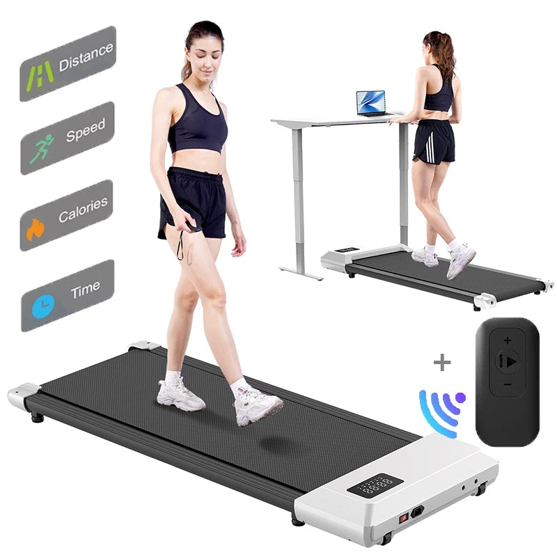350lbs Treadmill for Home 2.5HP Walking Pad LCD Digital Data Display - GilloServ