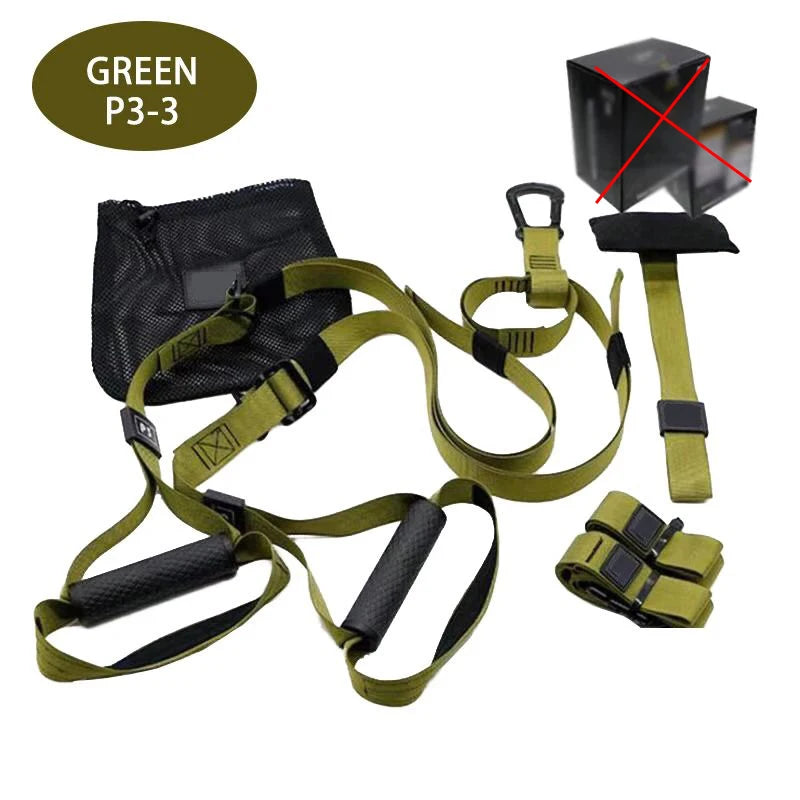 Hanging Training Strap Adjustable Fitness Band Chest Exercise Strap Pull Rope Resistance Band Set Home Gym Exercise Equipment - GilloServ