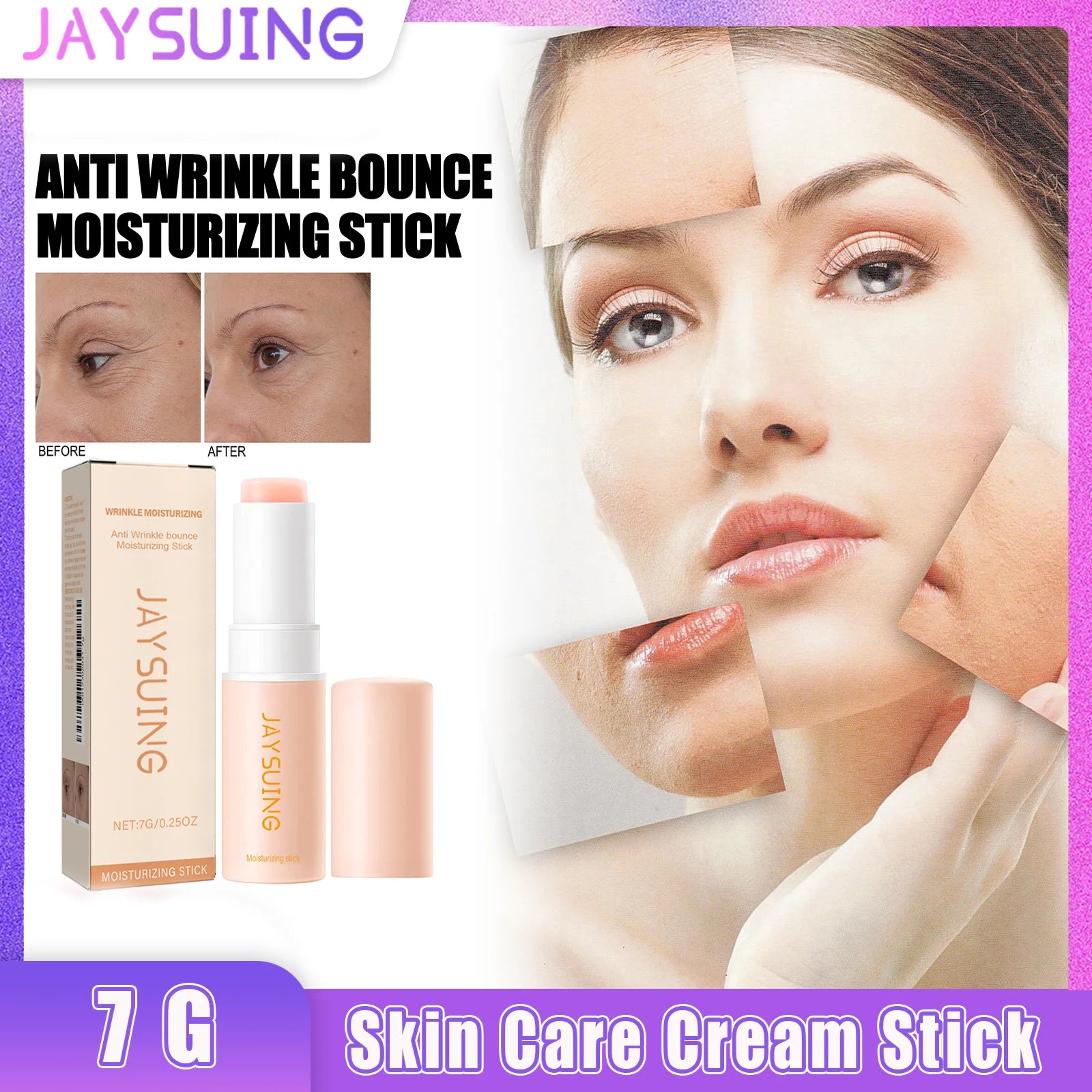 Collagen Elastic Bar Firming Moisturizing /Brightening Dull Skin/ Fade Dark - GilloServ