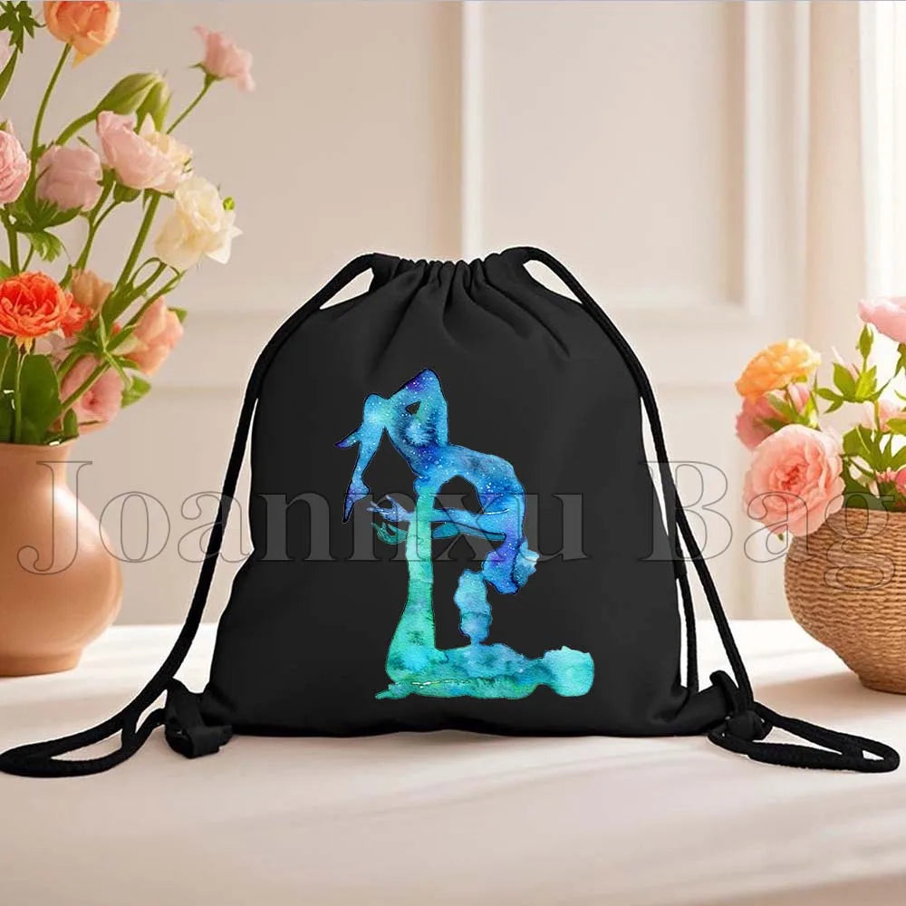 Floral Graphic Yoga Heart Fitness Workout Gymnastics Gymnast Gifts - GilloServ