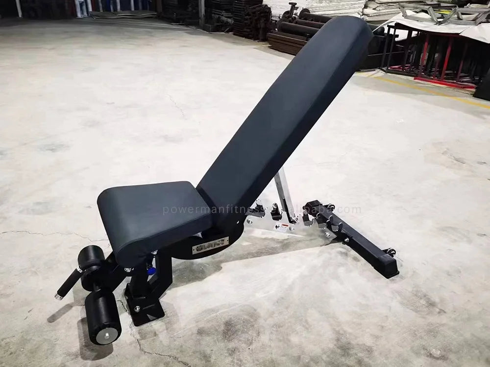 Fitness Equipment Home Gym Strength Training Red Adjustable Workout Weight Bench - GilloServ