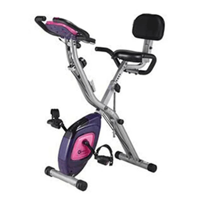 2025 Indoor Home Weight Loss Folding Aerobic Exercise Magnetron Bike With Pull Rope Bike Silent Spinning Bike Fitness - GilloServ