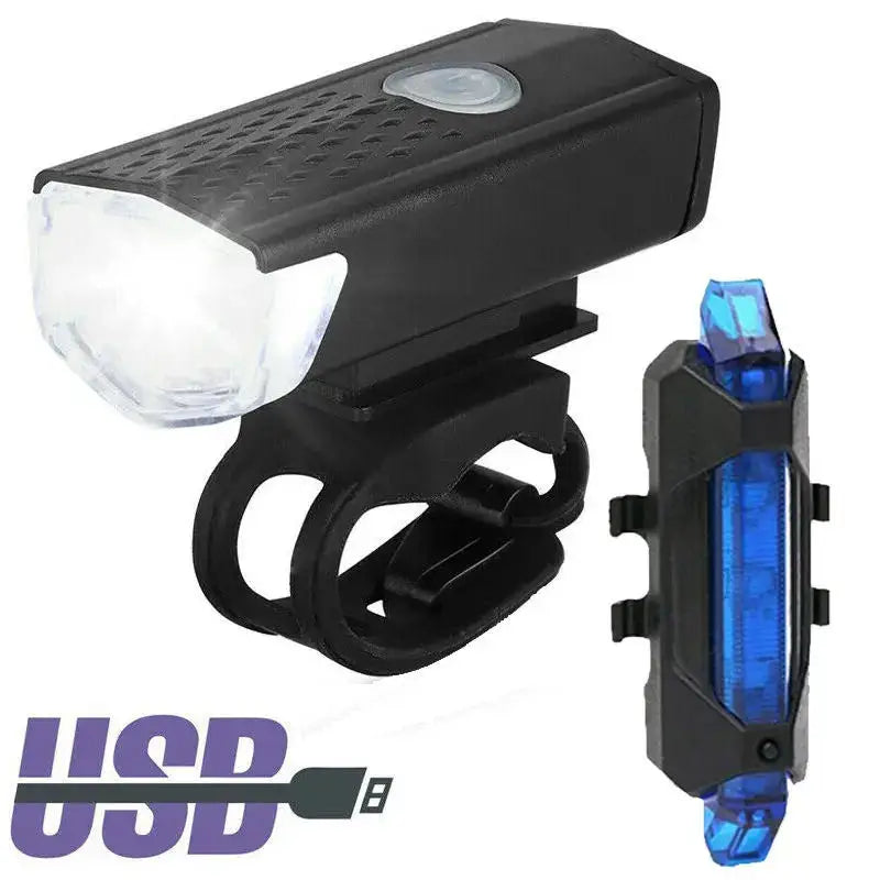 Bicycle headlight IPX6 waterproof cycling bike light USB rechargeable mini portable torch night light illumination light