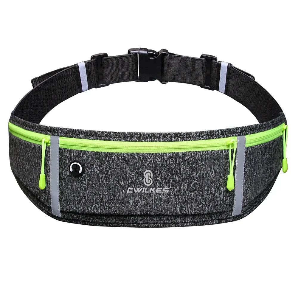 CWIKLES Sports Fanny Pack Women Running Belt Waist Bag Men Waterproof Gym Phone Pouch Banana Bags Run Accessories - GilloServ