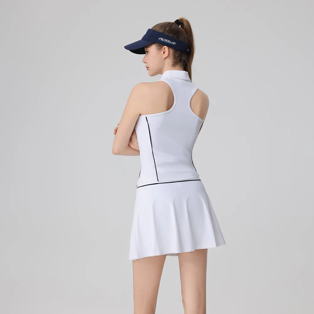 High Quality 2 PCS Tennis Skirt Short Sports Suit Breathable Quick Dry/Yoga/Golf/Gym Sportswear - GilloServ