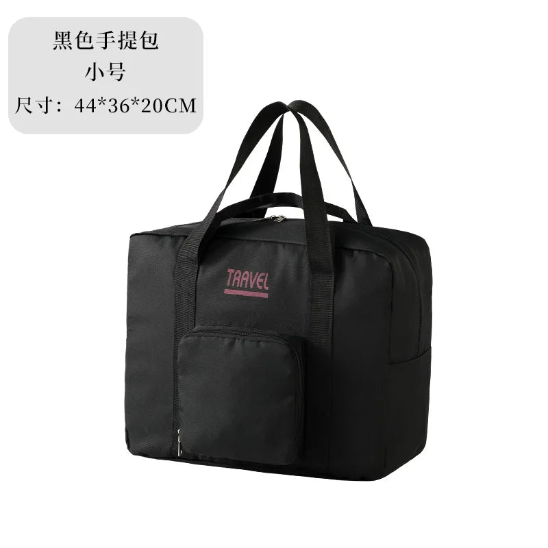 Girls Fashion Solid Color Large Size Travel Bag // New Soft Oxford Personality Zipper High Quality Elegant Outdoors Women's Bags - GilloServ