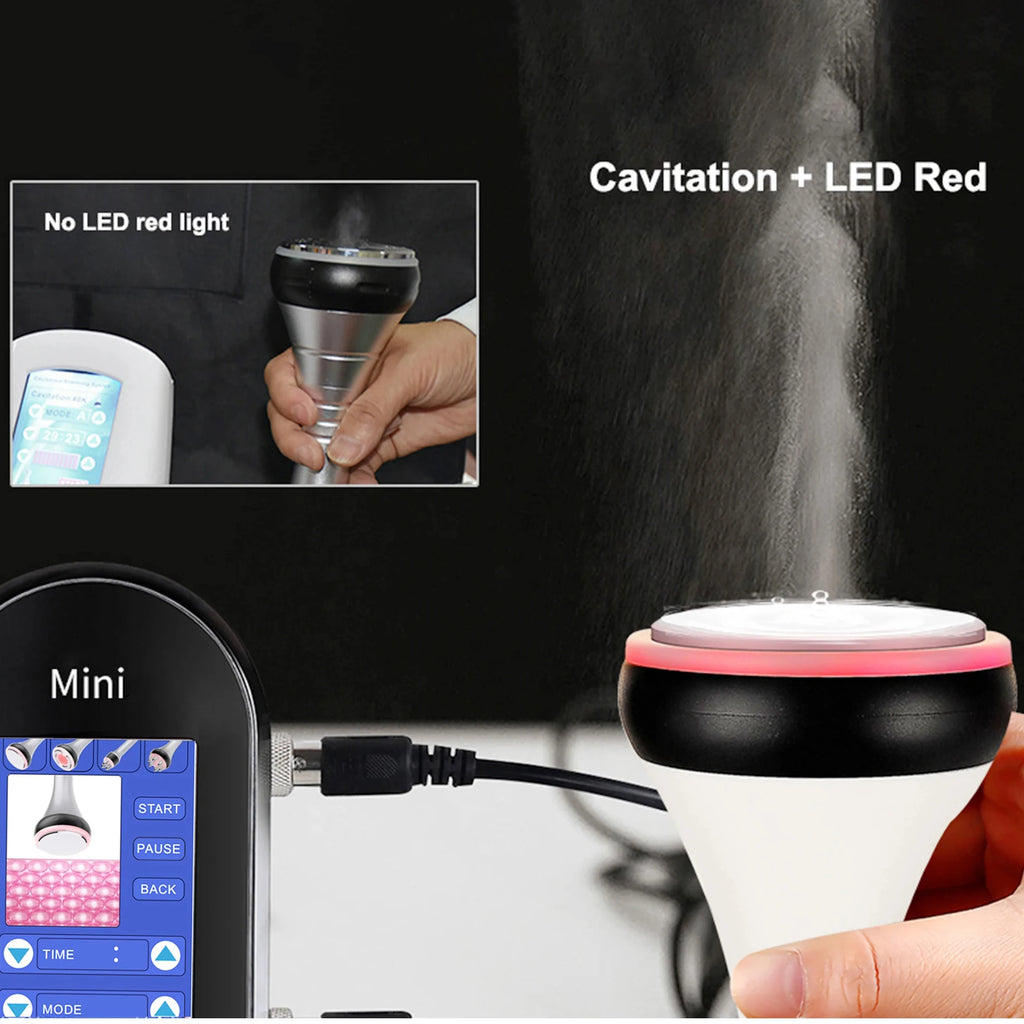 4-IN-1 40K Cavitation Radio Frequency Ultrasonic Slimming Machine Wrinkle Removal Weight Loss Skin Tightening Facial Beauty Tool - GilloServ