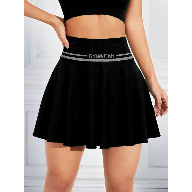 Women's Seamless Knit Tennis To Badminton Short skirt - GilloServ