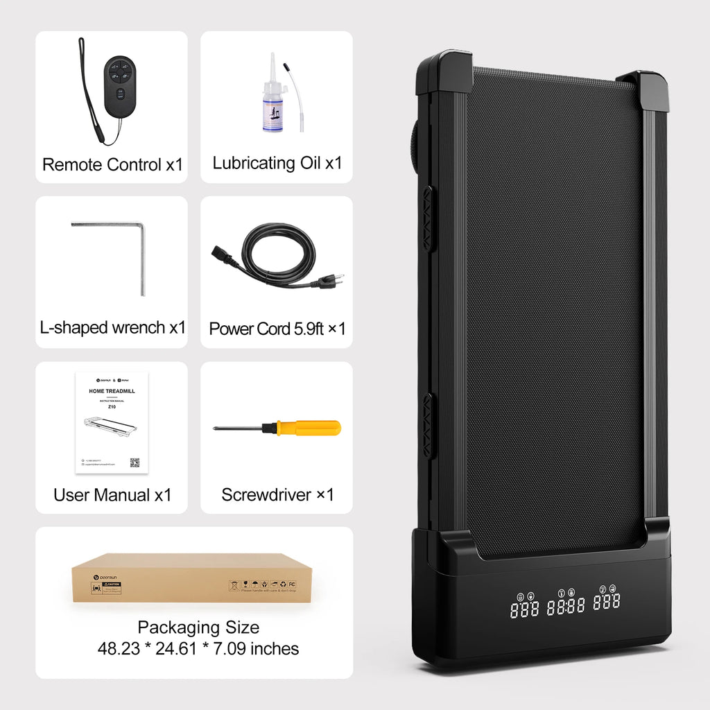 3.0HP Raceable Walking Pad Under Desk Treadmill with 9% Incline Adjustable Speed 1-6KM/H LCD Screen Display 136KG Load For Home - GilloServ