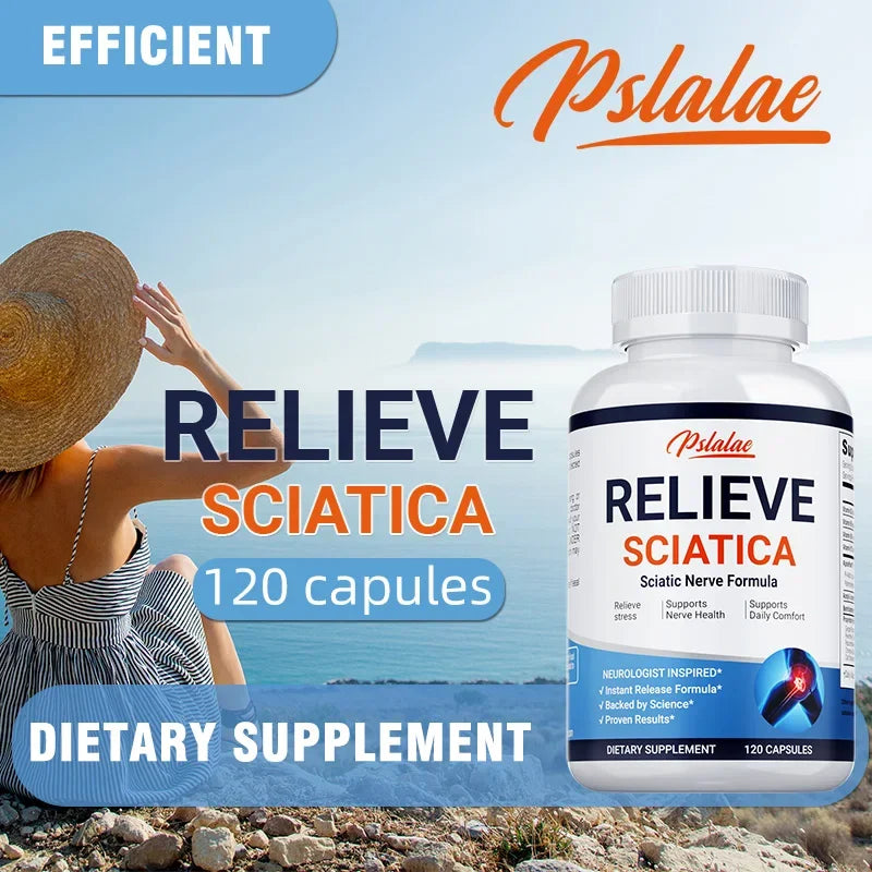 Relieve Sciatica - Relieve Pain, Improve Flexibility, Support Nerve and Joint Health, Relax Muscles - GilloServ