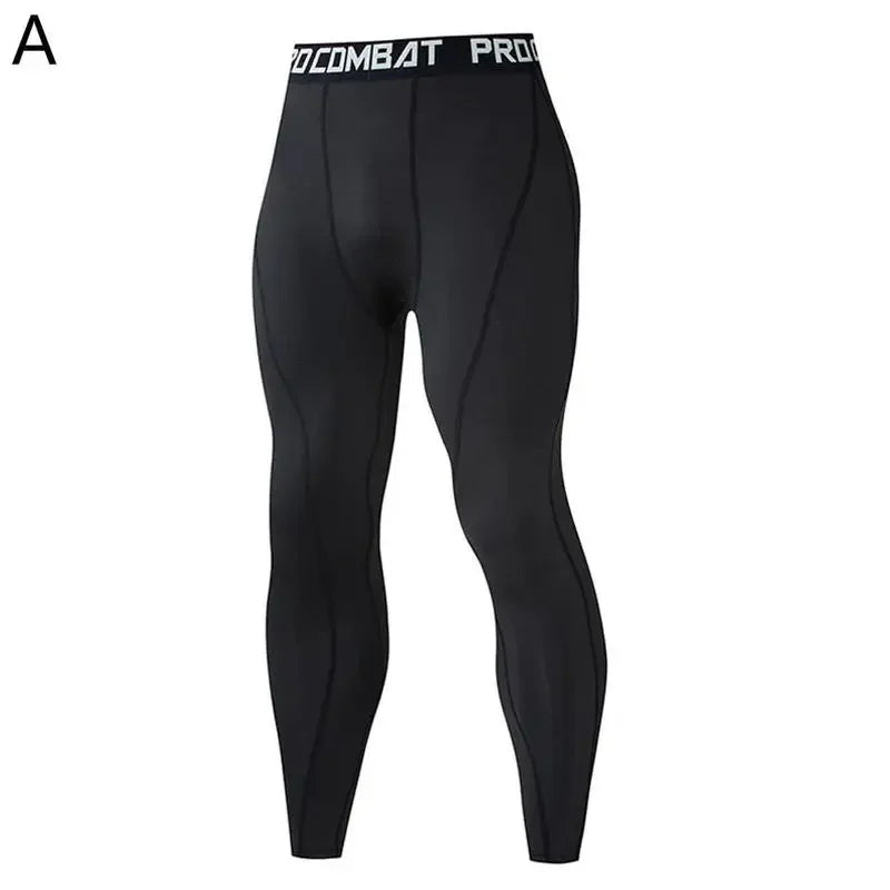 Fishing Men Compression Tight Leggings Running Sport Male Fitness Jogging Pants Quick Dry Trousers Workout Training Yoga Bottoms - GilloServ