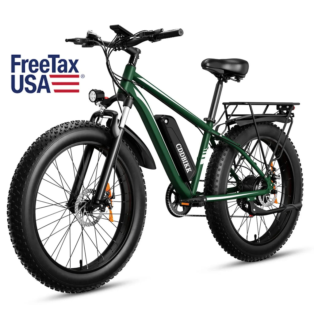 Factory Direct 26 Inch 48V 1000W Motor Ebike Bicycle Powerful Mountain Electric Bike Dirt Bike Fat pull Electric Bicycle - GilloServ