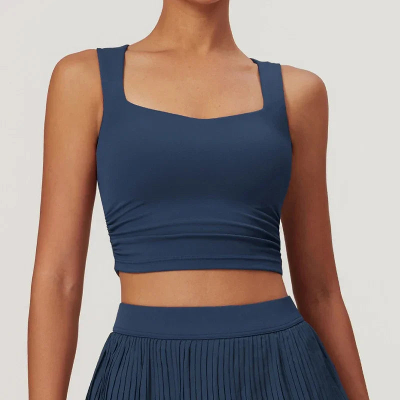 Women High Support Shockproof Sports Bra Impac Athletic Vest Quick-Dry - GilloServ