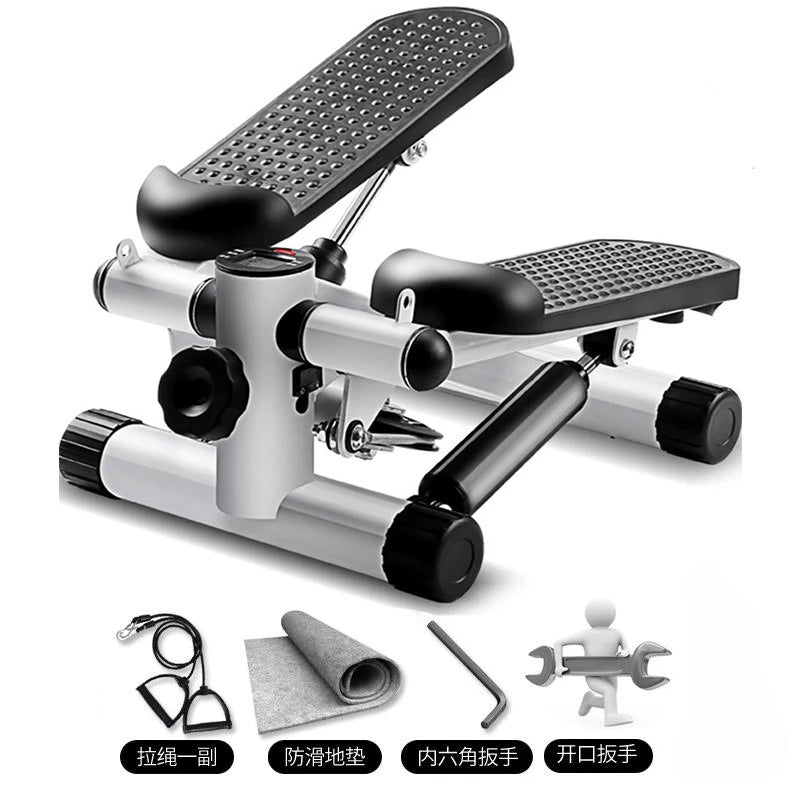 Home Use Mini Steppers LCD Fitness Equipment// Cardio Twister Climbing Leg Slimming Sport Climbing Machine Help Weight Loss Metal - GilloServ