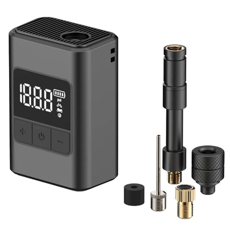 High Pressure Inflator Portable Mini Electric Bike Pump 120PSI 1300Mah - GilloServ
