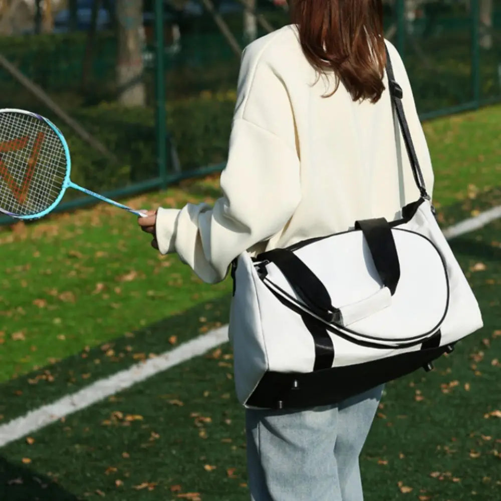 Large Capacity Tennis Racket Bag, Adjustable Multi-layer Tennis Shoulder Bag - GilloServ