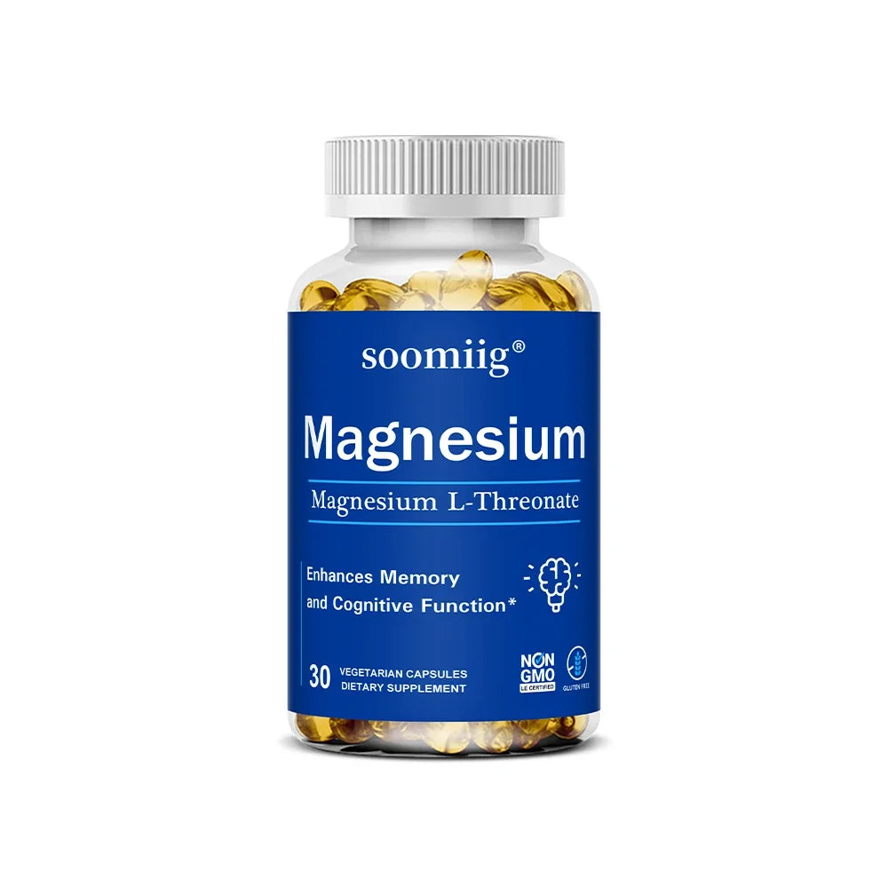 Magnesium L-Threonate Capsules – Promotes Brain Health, Memory,Enhances Memory and Cognitive Function - GilloServ