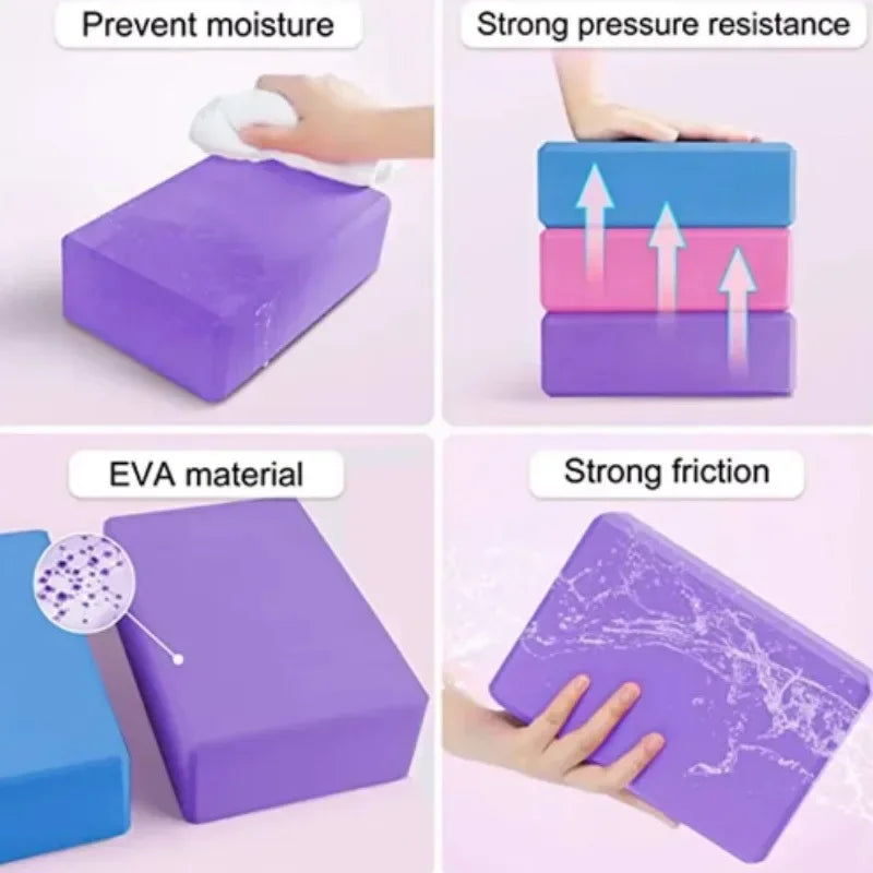 Thickened Yoga Body Shaping Building Gym Block Foam Yoga Training Home Fitness Equipment - GilloServ