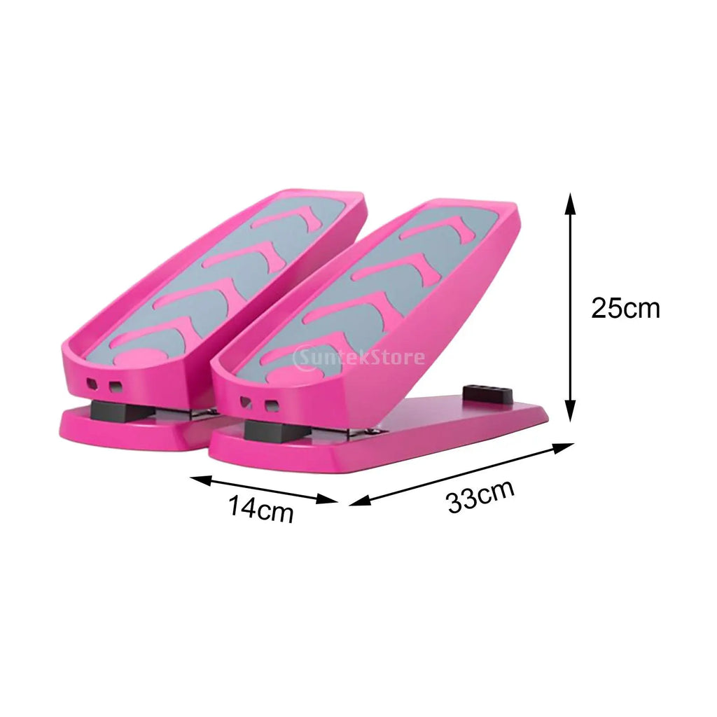 Bicycle Foldable Pedal Stepper Fitness Machine Slimming Treadmill Workout Step Aerobics Home Gym Mini Stepper Exercise Equipment - GilloServ