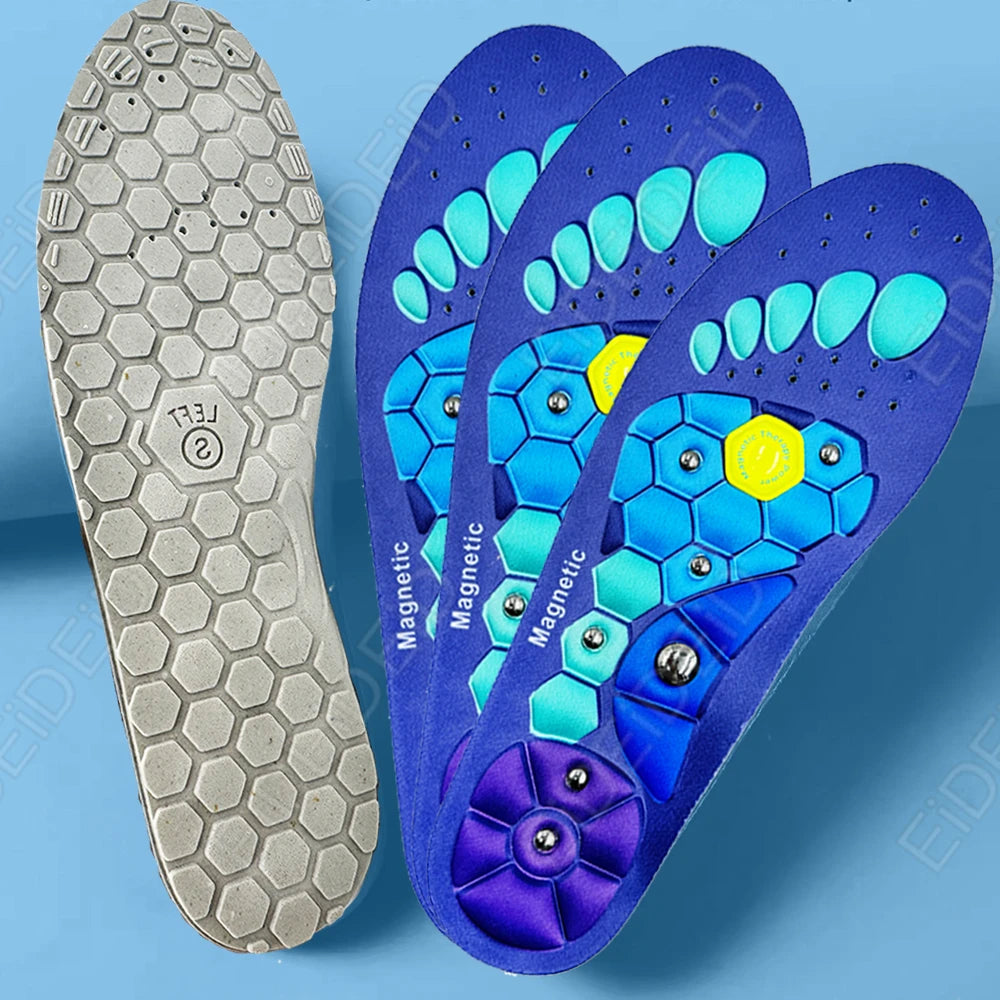 New Magnetic Therapy Sports Insoles for Massage Foot Weight Loss Slimming - GilloServ
