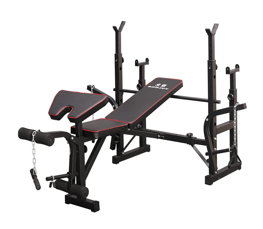 Multi-Function Barbell Weight Lifting Power Rack - GilloServ