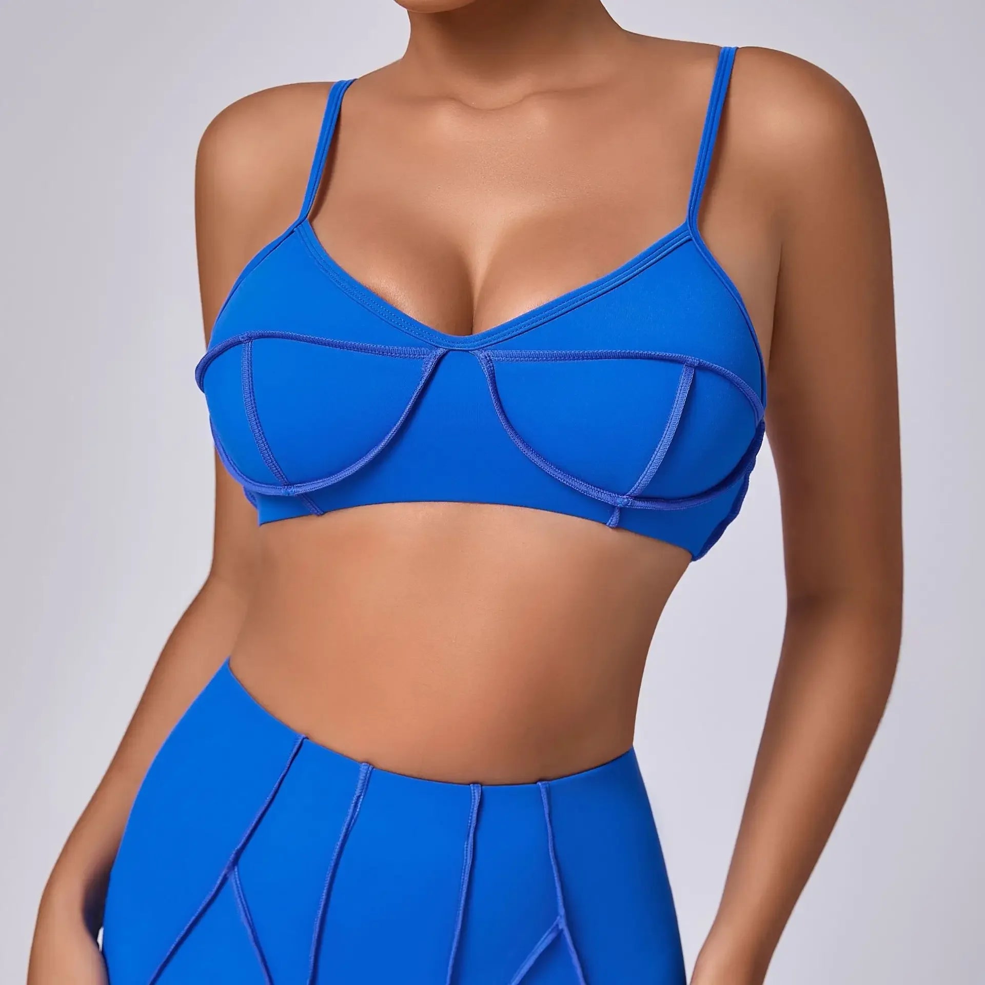 Sports Bra Push Up Workout Yoga Apparel Casual Gym Athletic Top Running Fitness Activewear Underwear - GilloServ