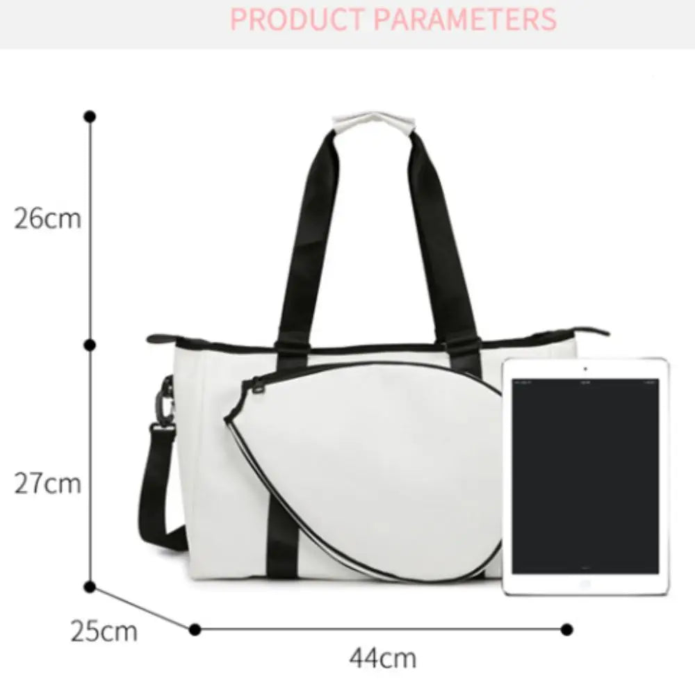 Large Capacity Tennis Racket Bag, Adjustable Multi-layer Tennis Shoulder Bag - GilloServ