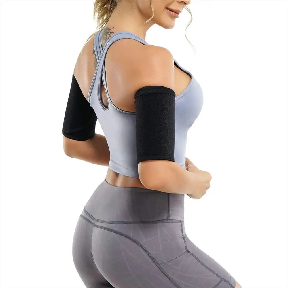 Slimming Sleeves Arm Trimmers Arm Protection Sauna Sweat Arm Shaper Bands Body Shaper Fat Reducer Arm Sweat Band Weight Loss - GilloServ