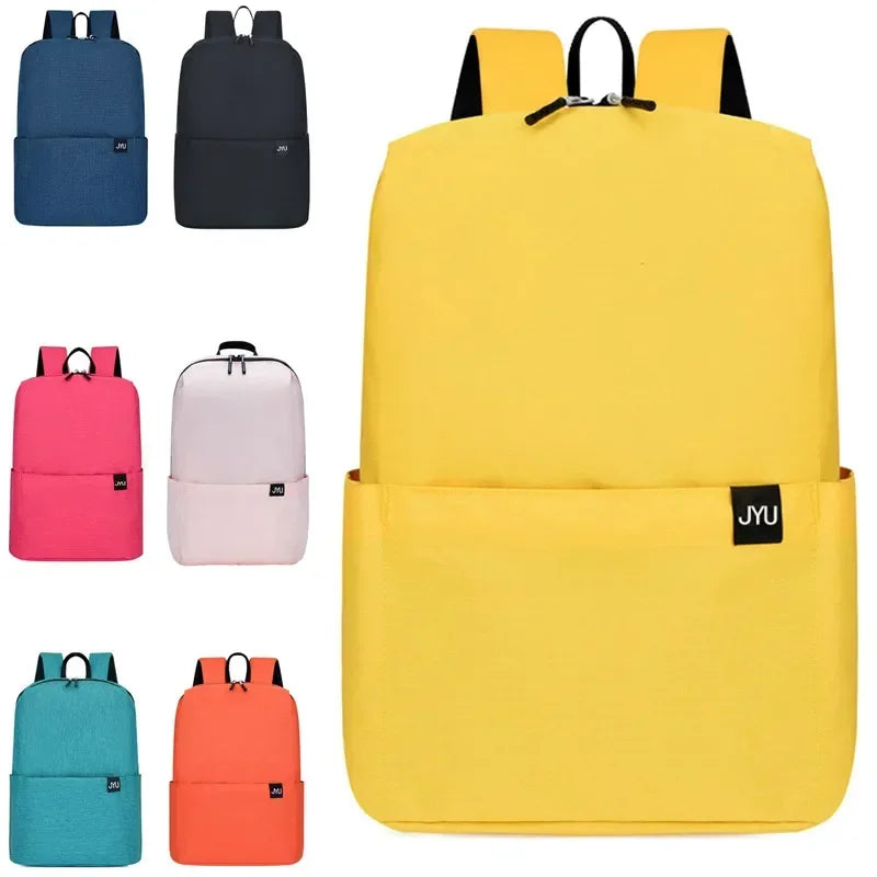 Casual Women Men Waterproof Backpack Portable Travel School Laptop Bags Student Rucksack  Multi-Color Female Zipper Backpacks - GilloServ