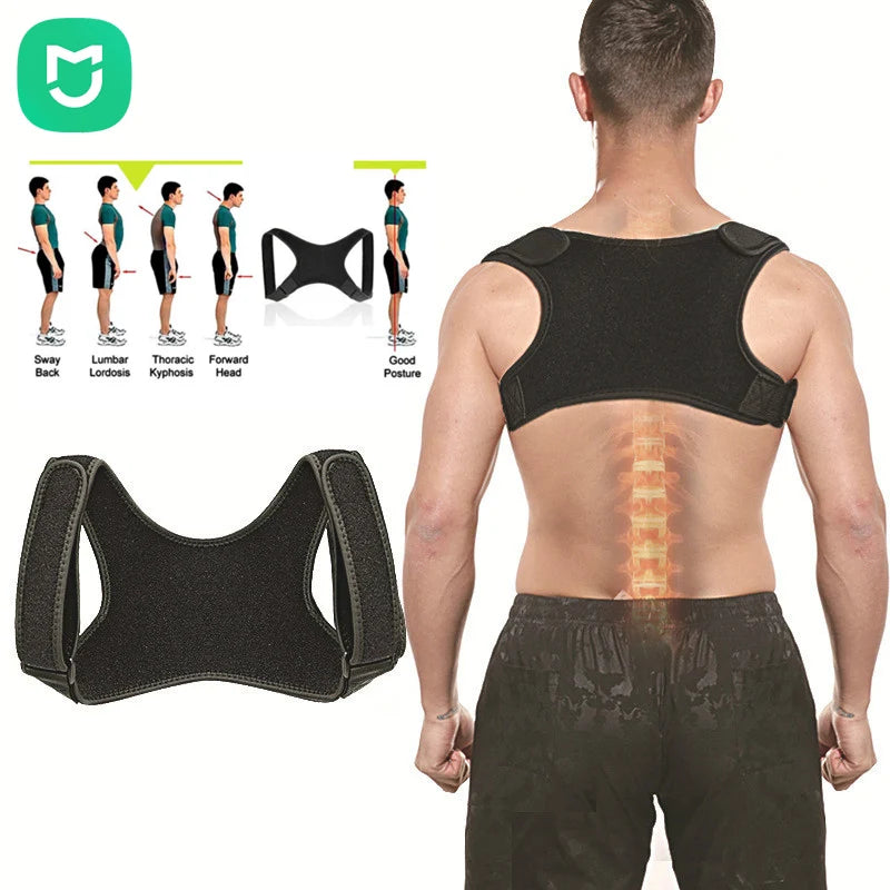 Invisible Back Posture Corrector Trainer Adjustable Shoulder, Brace Straight Holder, Support/Men Women - GilloServ