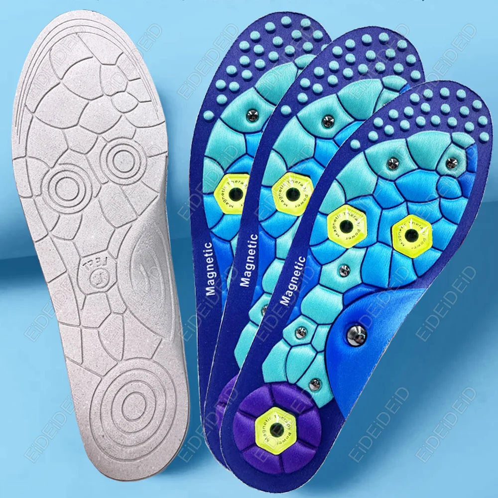 New Magnetic Therapy Sports Insoles for Massage Foot Weight Loss Slimming - GilloServ