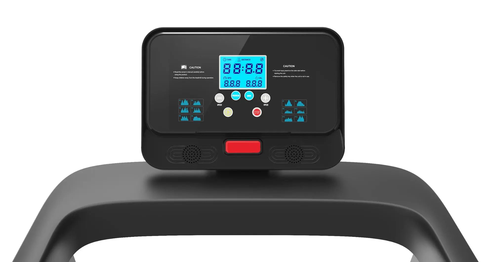 Touch Screen Treadmill Foldable Running Fitness Cardio Equipment - GilloServ