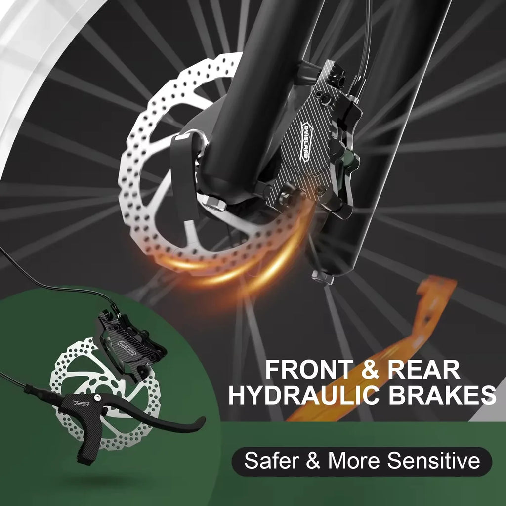 Factory Direct 26 Inch 48V 1000W Motor Ebike Bicycle Powerful Mountain Electric Bike Dirt Bike Fat pull Electric Bicycle - GilloServ