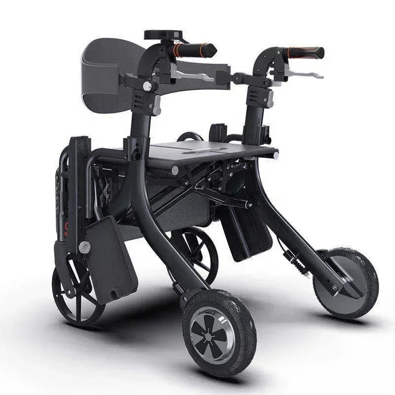 Folding Adjustable Electrical Lightweight Walker Rollator Power  Multifunctional Mobility - GilloServ