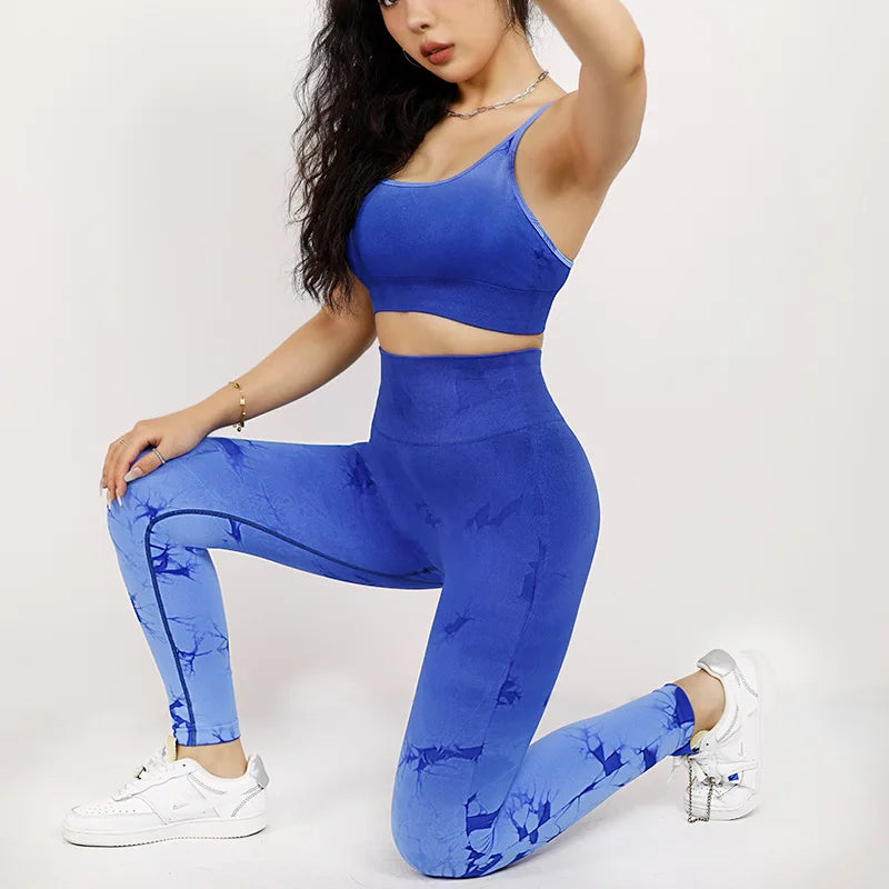 New Women's Yoga Set - Sports Bra and Leggings Outfit - Comfortable and Stylish Yoga Apparel for Fitness Enthusiasts - GilloServ