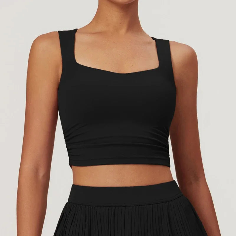 Women High Support Shockproof Sports Bra Impac Athletic Vest Quick-Dry - GilloServ