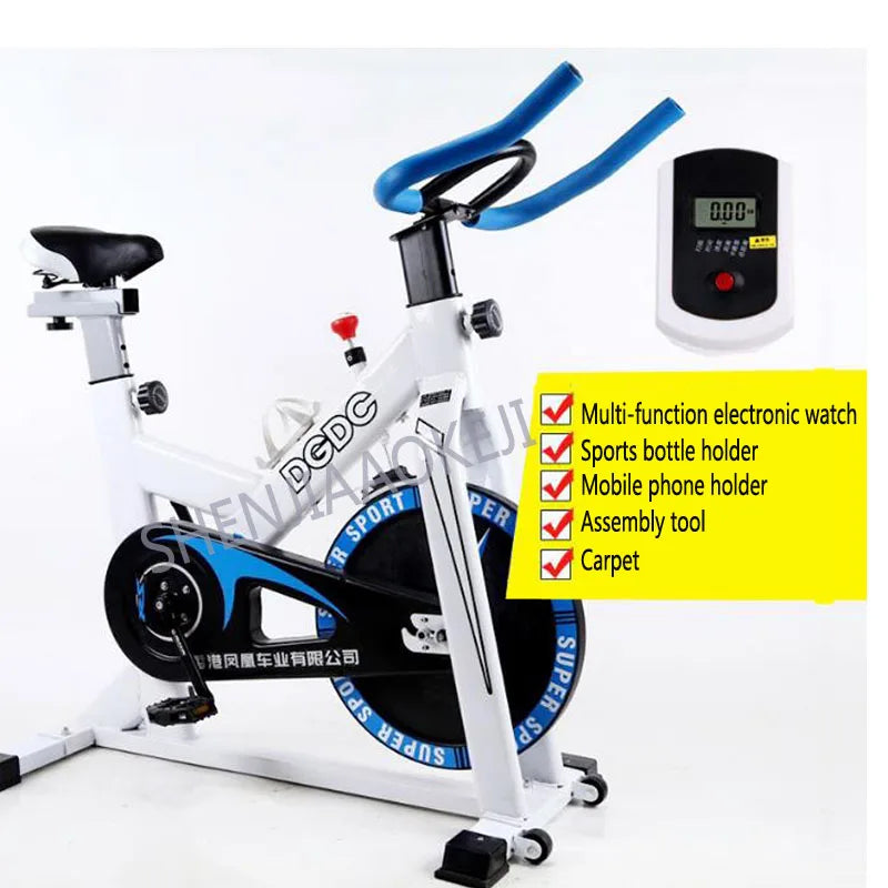 Home Spinning Bike Ultra-quiet Exercise Indoor Exercise Bike Bicycle Fitness Equipment Screw Shift Adjustment Spinning Bike 1PC - GilloServ