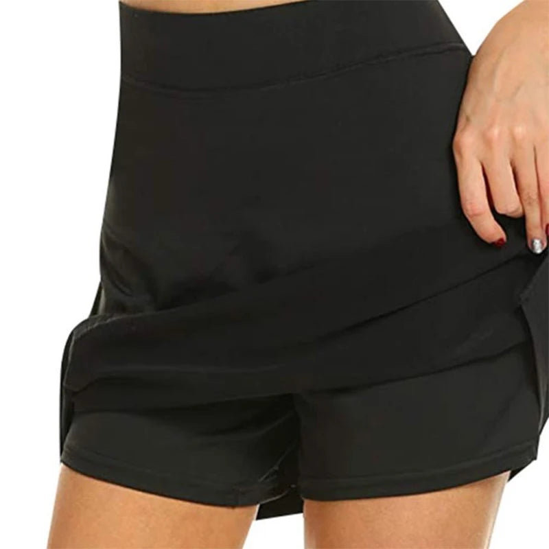 Women Sports Tennis Fitness Quick Drying Female Tennis Running SkIrt - GilloServ