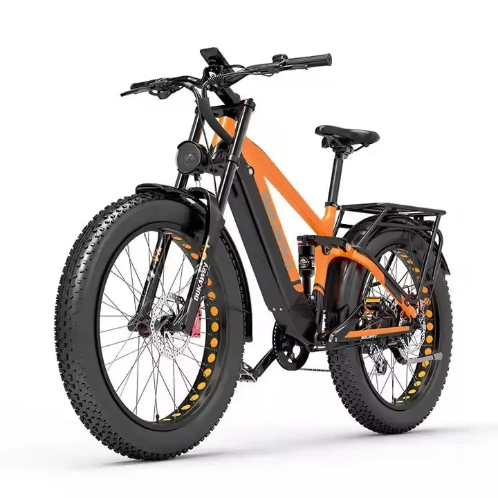 Electric bike 1000W 52V 26 inches full suspension mountain e bike 20Ah lithium battery - GilloServ