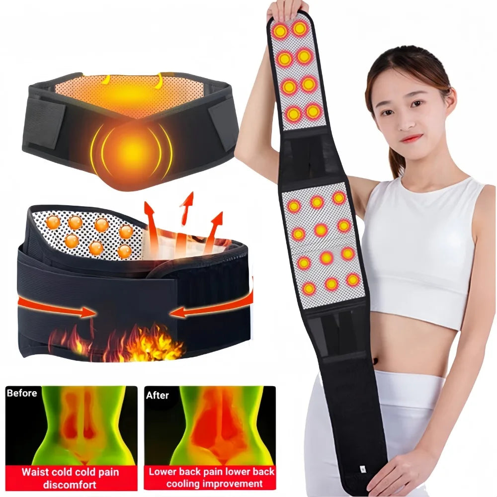 Adjustable Waist Tourmaline Self Heating Magnetic Therapy - GilloServ