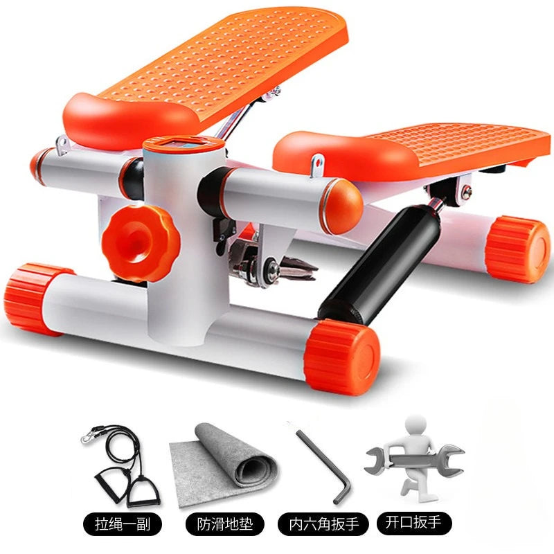 Home Use Mini Steppers LCD Fitness Equipment// Cardio Twister Climbing Leg Slimming Sport Climbing Machine Help Weight Loss Metal - GilloServ