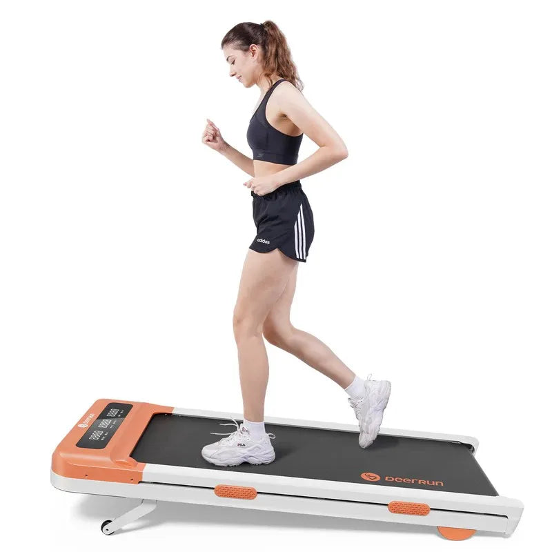 3.0HP Raceable Walking Pad Under Desk Treadmill with 9% Incline Adjustable Speed 1-6KM/H LCD Screen Display 136KG Load For Home - GilloServ