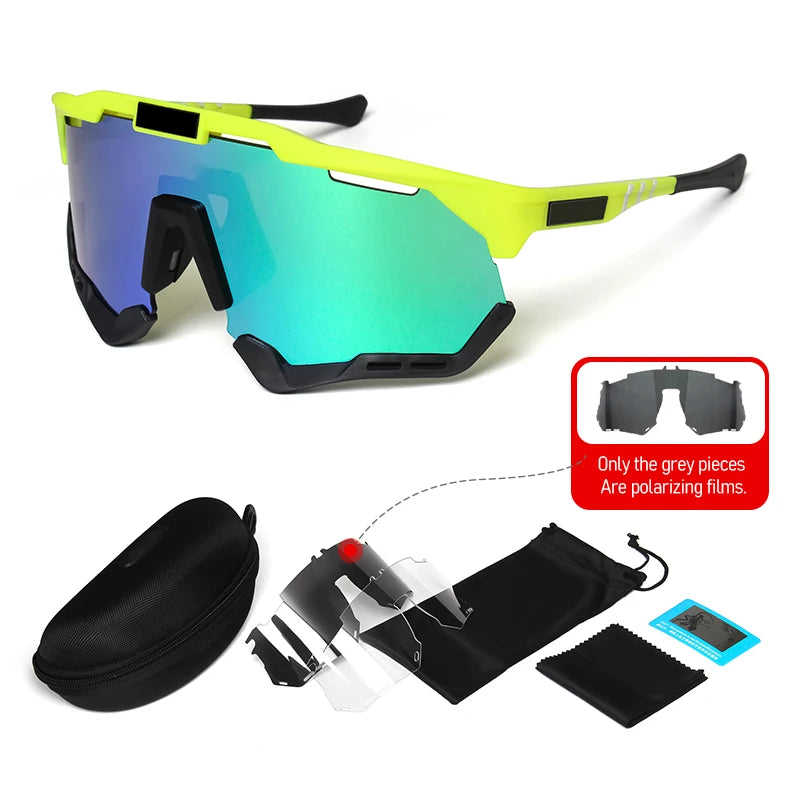 Polarized Cycling Glasses Mountain Bicycle Glasses Road Bike Cycling Eyewear Men Women Outdoor Sports Cycling Sunglasses - GilloServ